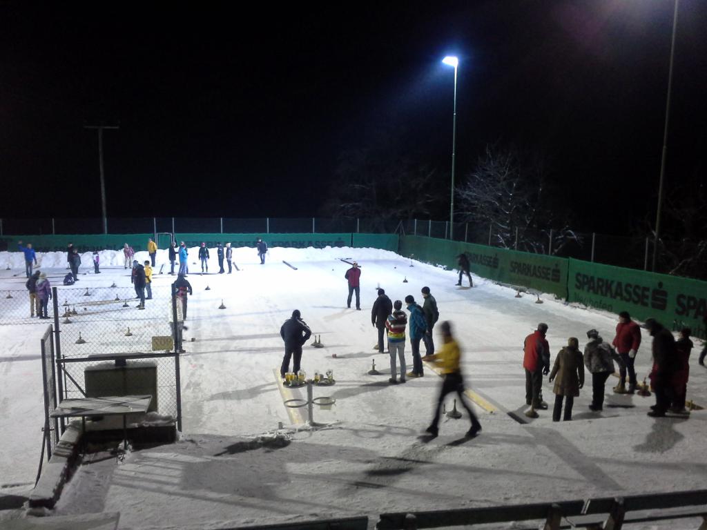 Eisstockbahn im Landhotel Schicklberg